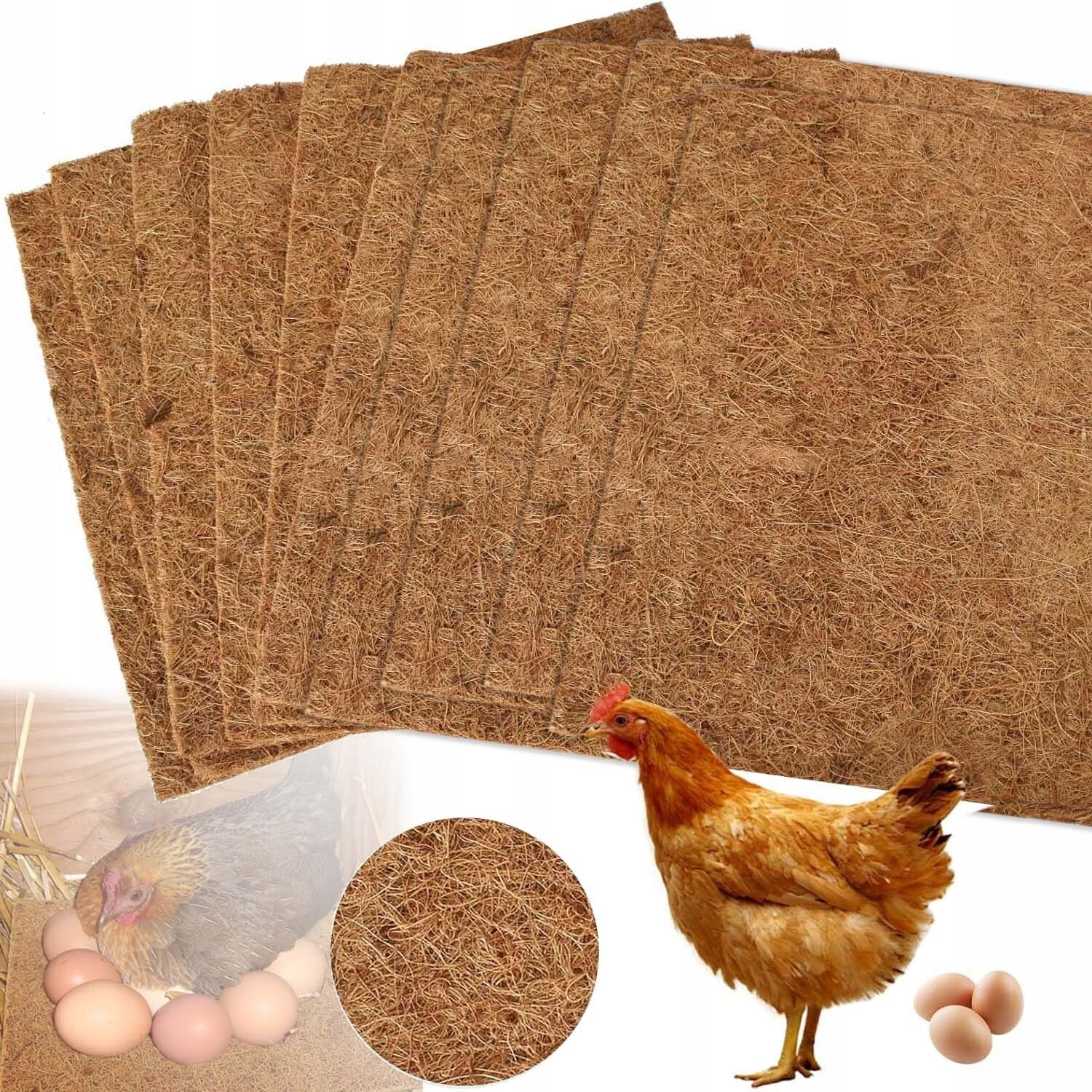 Velká Podložka Jako Stelivo Do Klecí Pro Hlodavce 10 Ks Pro Slepice, Křečky