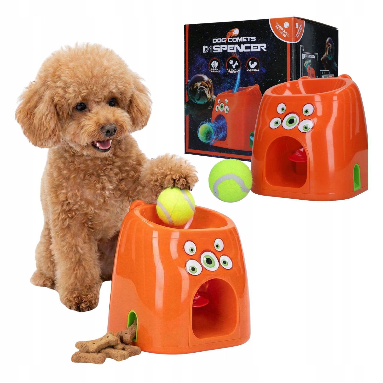 Hračka pro psy Interaktivní Hra na pamlsky vhoďte míč odeberte pamlsky