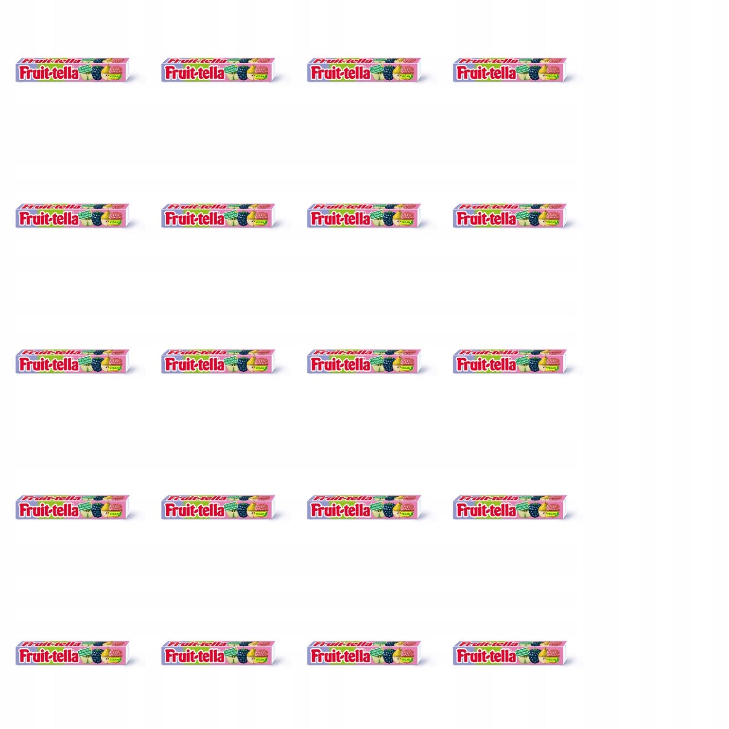 20 x 41 g Fruittella žvýkačky ovocná zahrada Karton