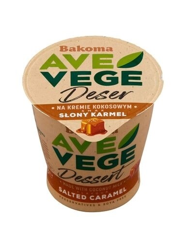9x Dezert Ave Vege Slaný Karamel Bakoma 150 g