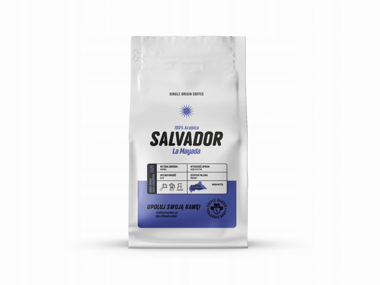 Coffee Hunter Salvador la Mayada káva zrnková 500 g