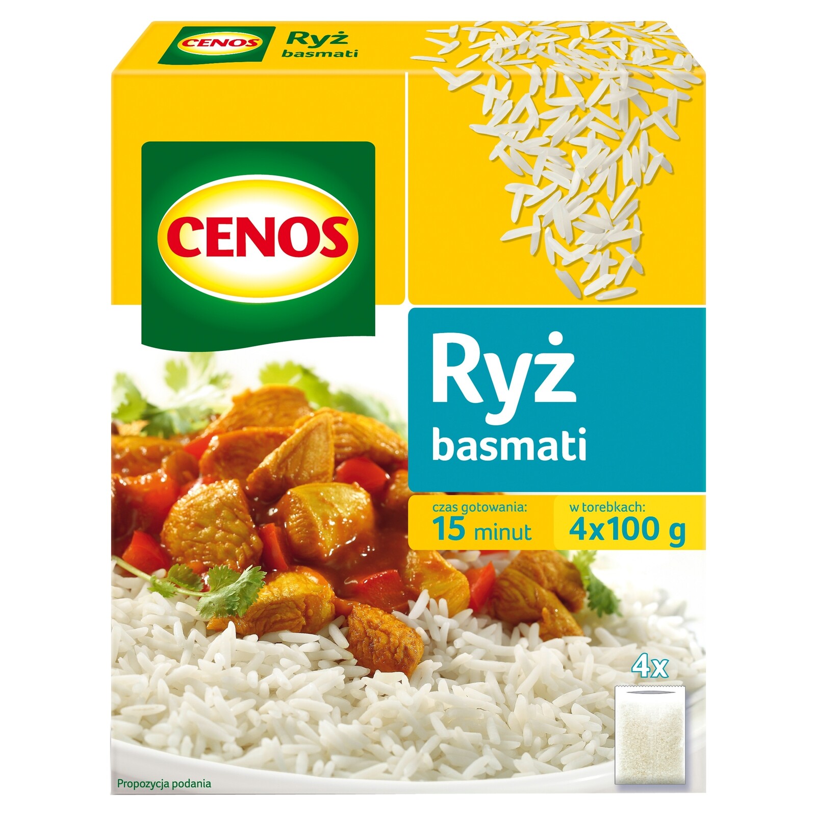 6X Cenos Rýže basmati 400 g (4 sáčky)