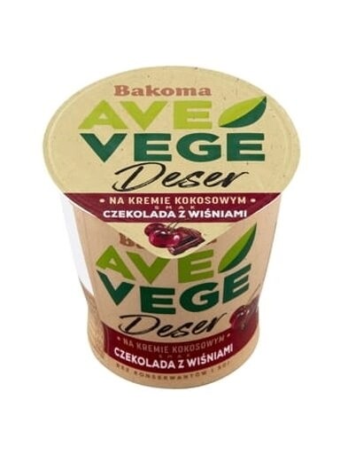 9x Dezert Ave Vege Čokoláda Višeň Bakoma 150 g