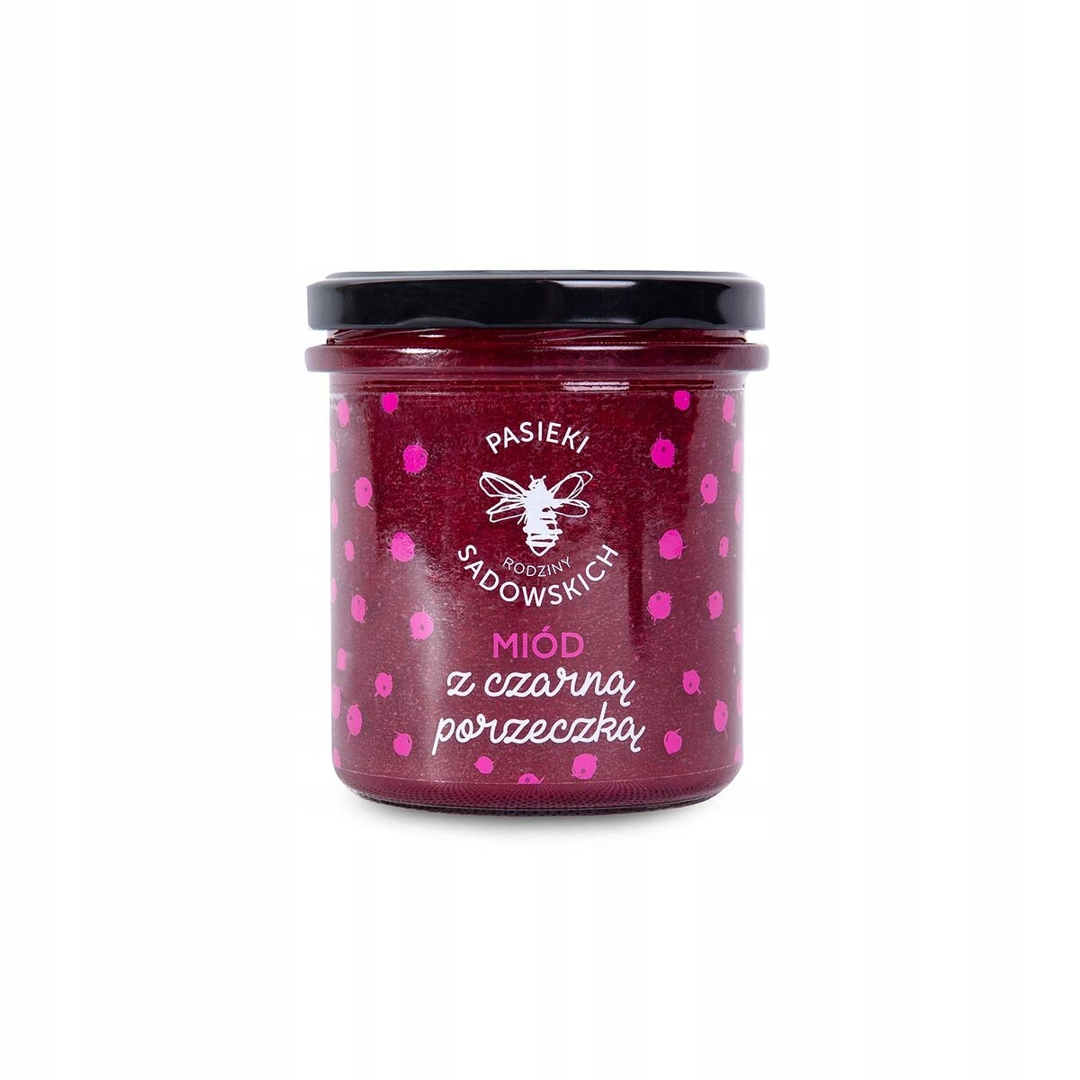 2x Pasieki rodziny Sadowskich Med mnohokvětý s černým rybízem 430 g
