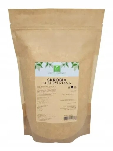 4x Green Essence Kukuřičný škrob 1 kg Maizena z kukuřice přírodní