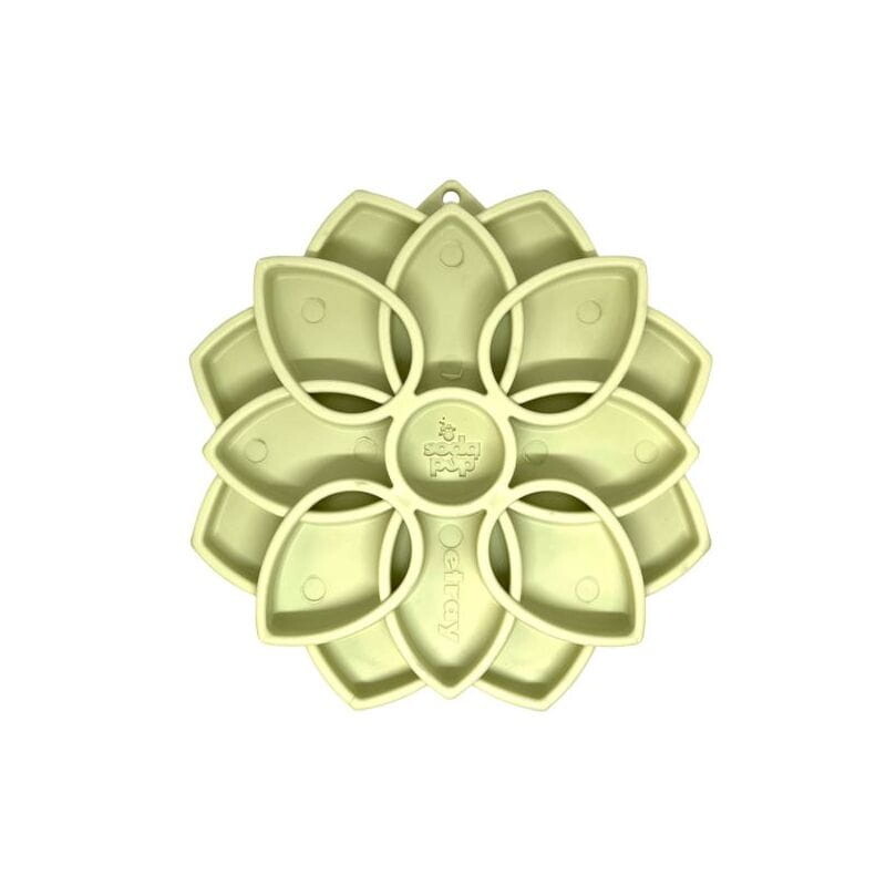 SodaPup – Mandala Softie eTray Zelená – zpomalovací miska pro psa