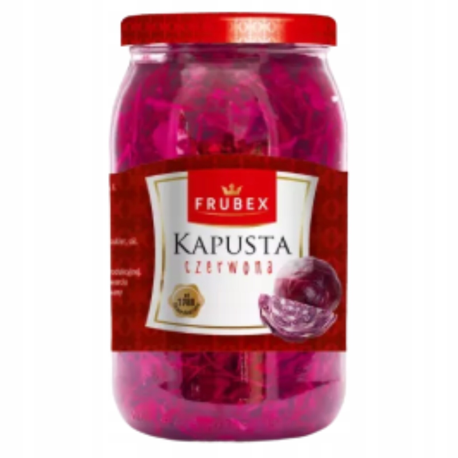 Frubex Zelí Červené Lahodné Zelí Vysoká Kvalita Zdraví 900 ml