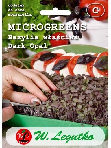 7x Semena Bazalka Dark Opal 3g W.Legutko