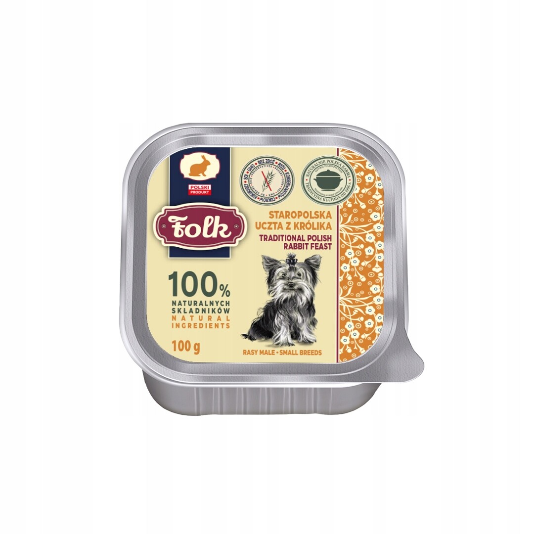 8X Folk Adult Staropolská hostina s krolíkem 100 g