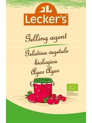 3x Lecker`s Agar gelující agar Bio 30 g