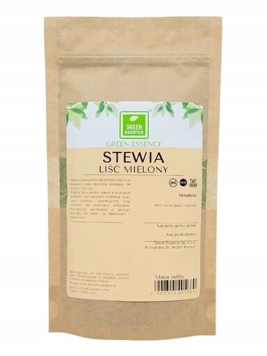 2x Green Essence Stevia mletá v prášku 100 g mleté listy stévie