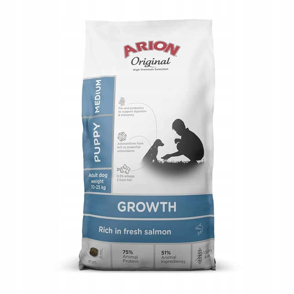 Arion Original Growth Salmon/Fish Puppy Medium 2 kg