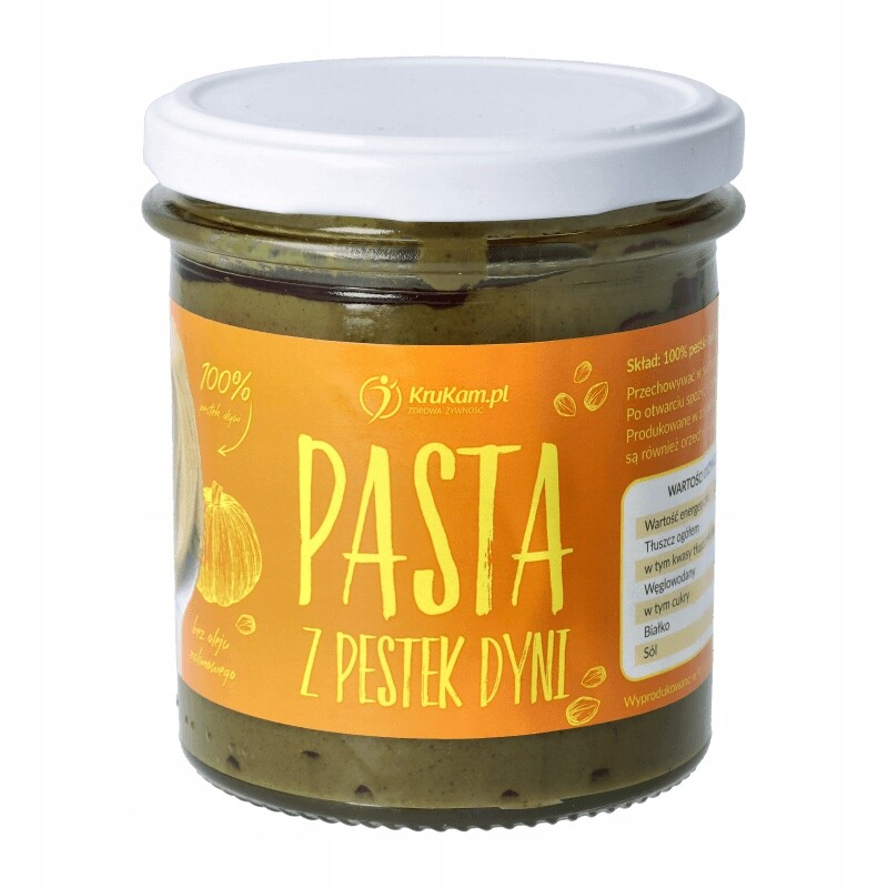 2x Krukam Dýňová pasta ze semen dýňového ořechu bez cukru 300 g