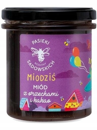 2x Med mnohokvětý s lískovými oříšky a kakaem 410 g
