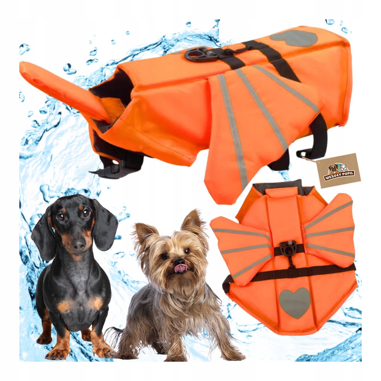 Kapok pro psa plovací vesta do vody Se Křídly Xs