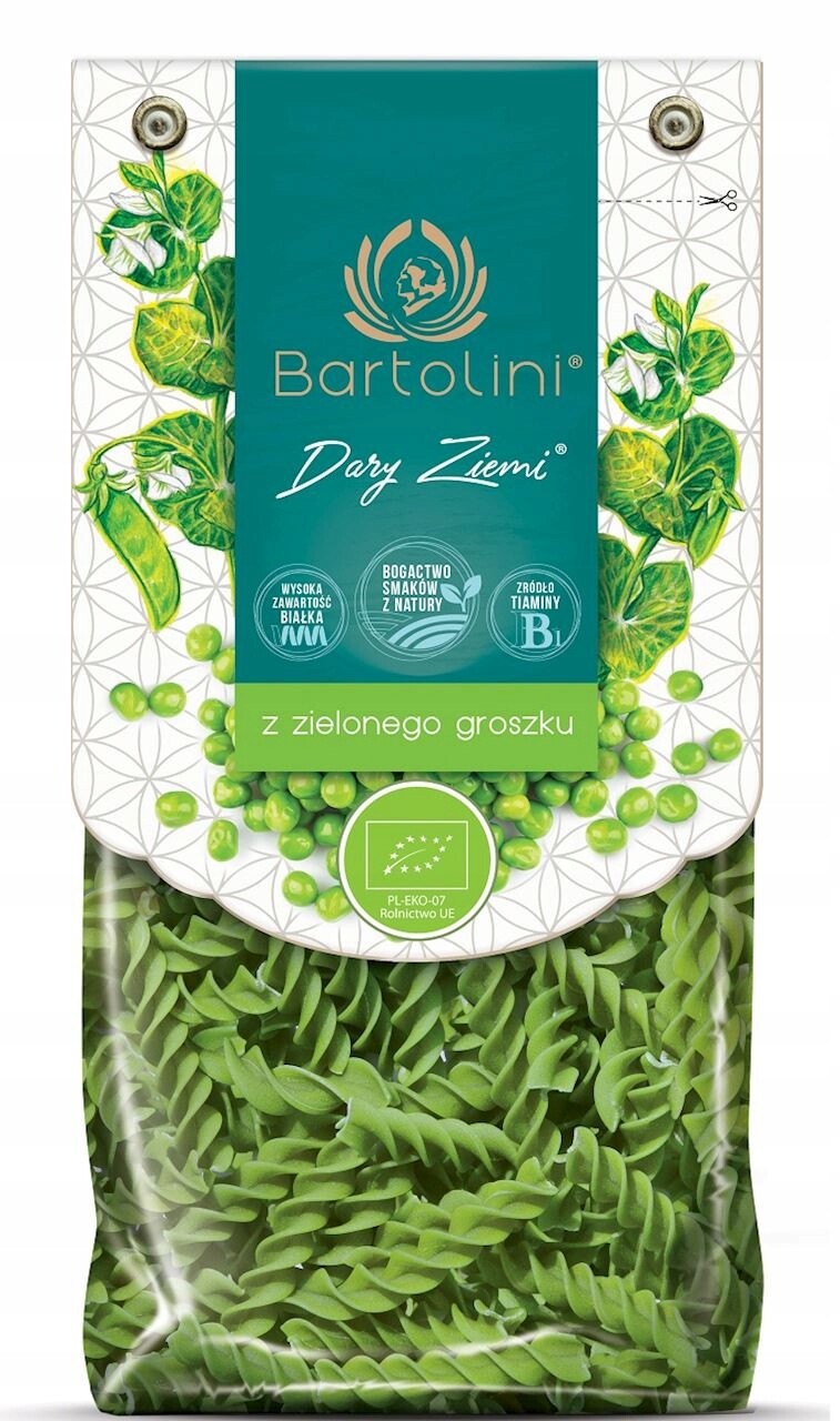 6 x Bartolini Těstoviny (z Hrášku Zeleného) Fusilli Bio 250 g