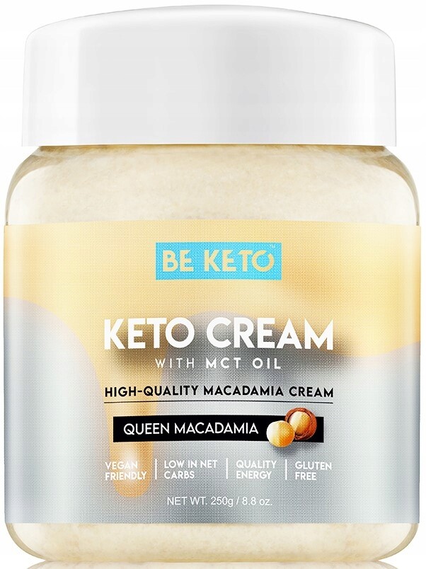 2x Keto krém Královna Makadamia Mct olej bez cukru 250 g