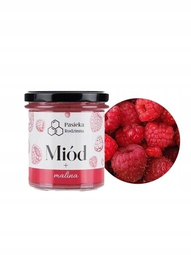 2x Pasieka Rodzinna Med s malinou 410 g
