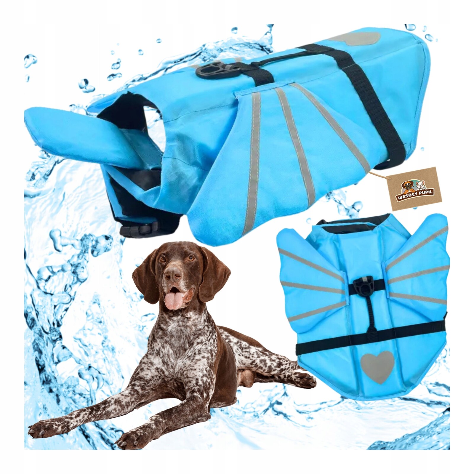 Kapok pro psa plovací vesta do vody Se Křídly vel. L