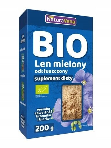 8x Mletý Len Bio 200 g Naturavena
