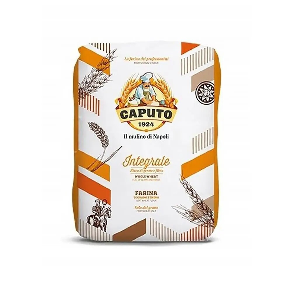 2x Caputo Italská celozrnná pšeničná mouka 5 kg