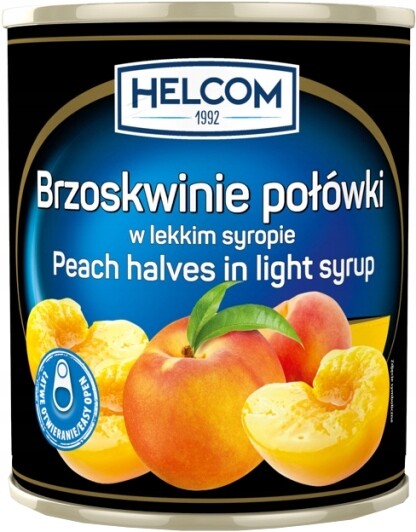 Helcom Broskve půlené v lehkém sirupu 425 ml