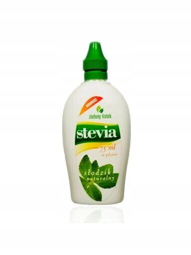 4x Zielony Listek Stevia tekutina 75 ml