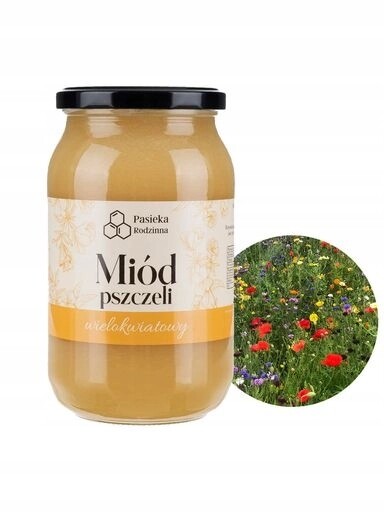 2x Pasieka Rodzinna Med mnohokvětý 1150g