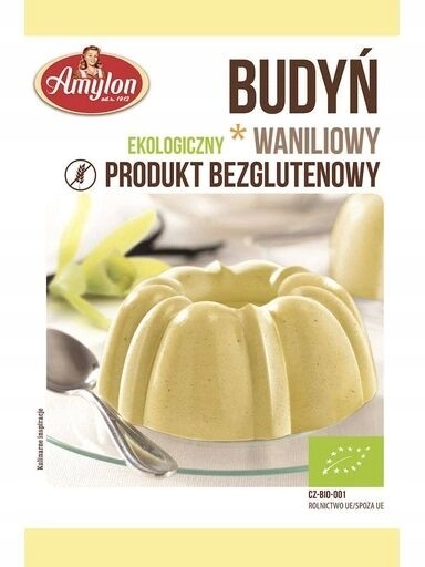 10 x Amylon Puding vanilkový bezlepkový Bio 40 g
