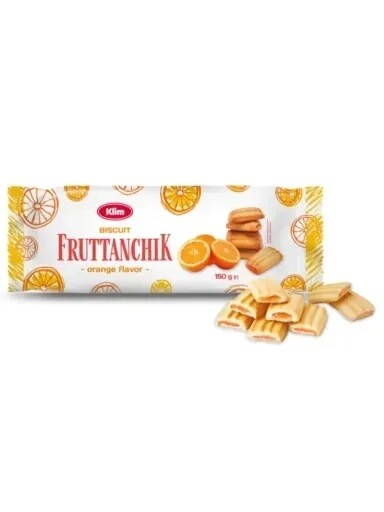 10 x Sušenky s pomerančovou příchutí Frutanczyk, 150 g