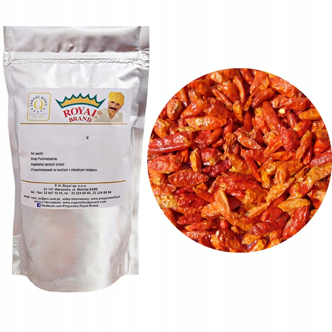 Chilli Celé lusky birdeye peperoncino piri piri 500g