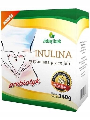 3x Inulin z čekanky sladidlo v prášku 340 g prášek Zielony Listek