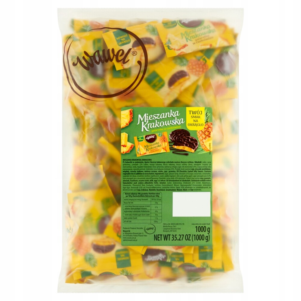 Wawel Krakowska Želé směs v čokoládě 1000 g