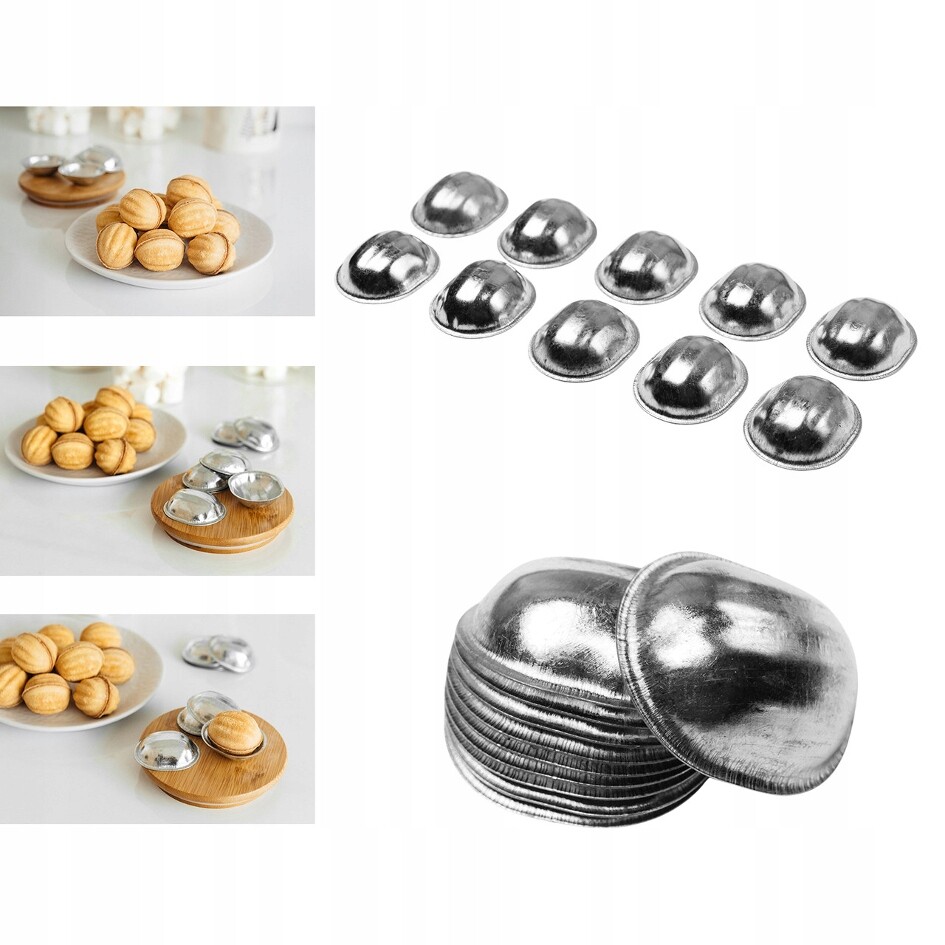 Silné Formičky Na Pečení Oříškových Sušenek Forma Na Oříšky 10 ks #10