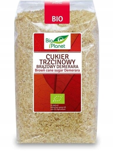 5 x Bio Planet Cukr třtinově hnědý demerara 500 g