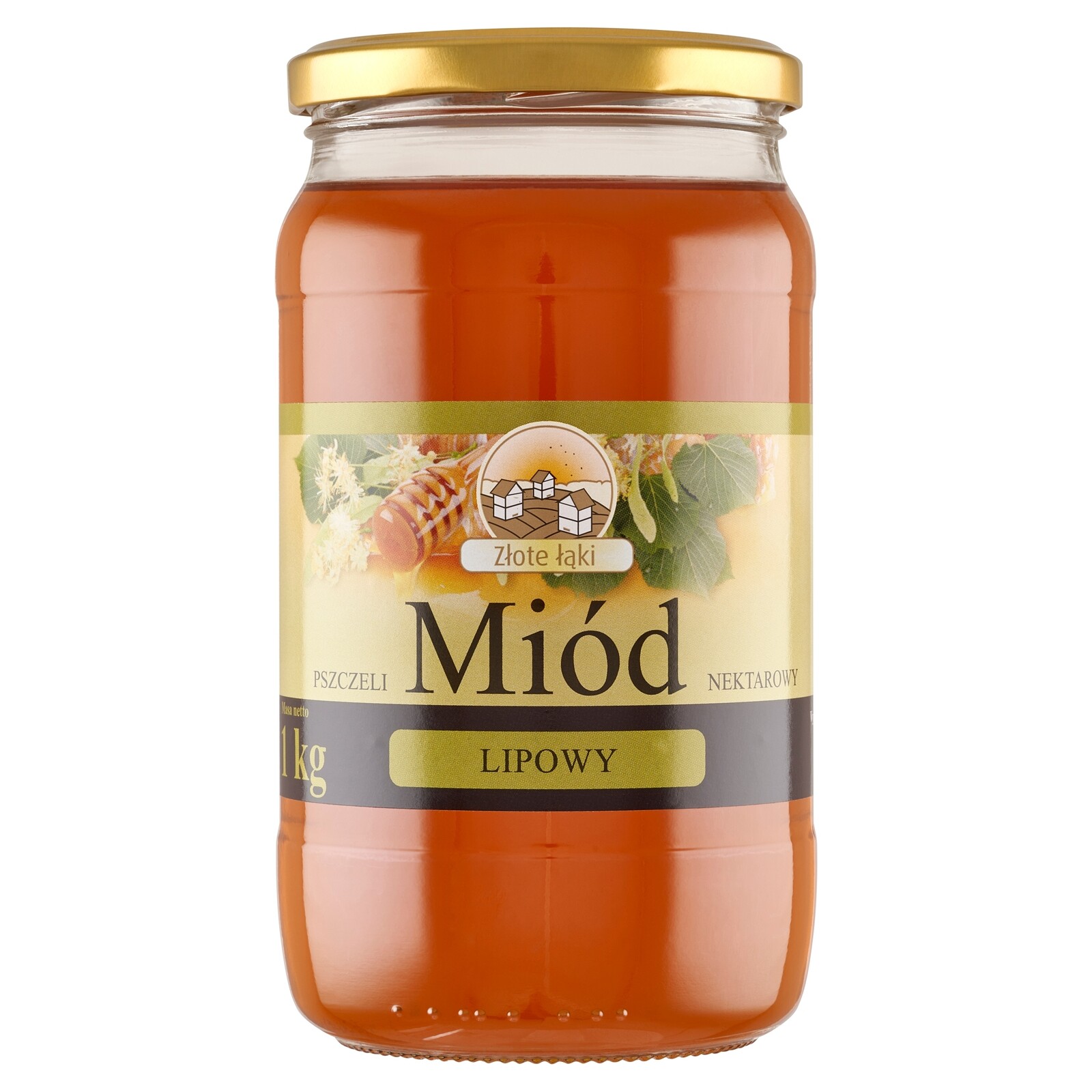 2x Zlaté louky Včelí lipový med nektarový 1 kg