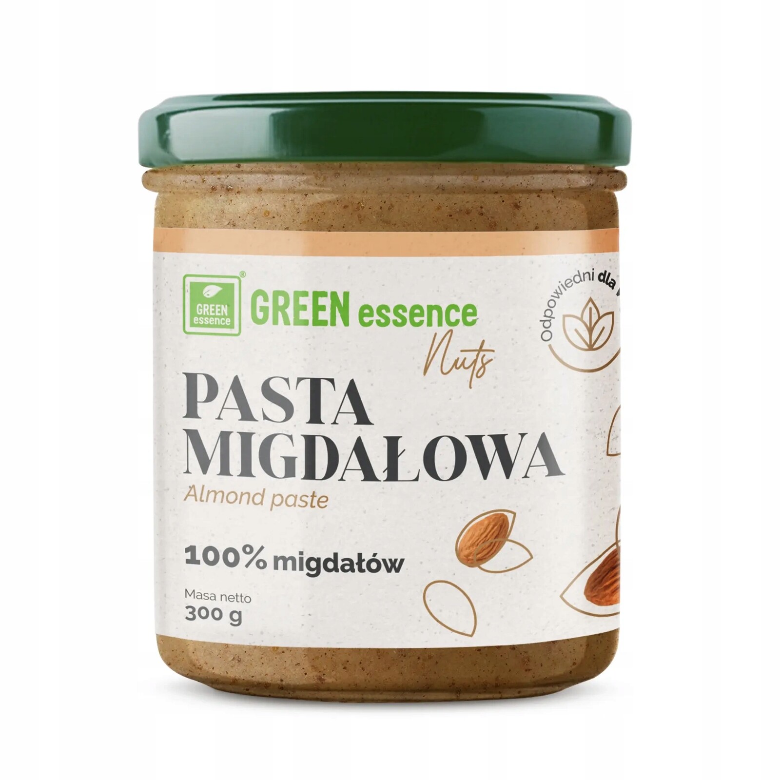 2X Mandlová pasta 300 g Green Essence