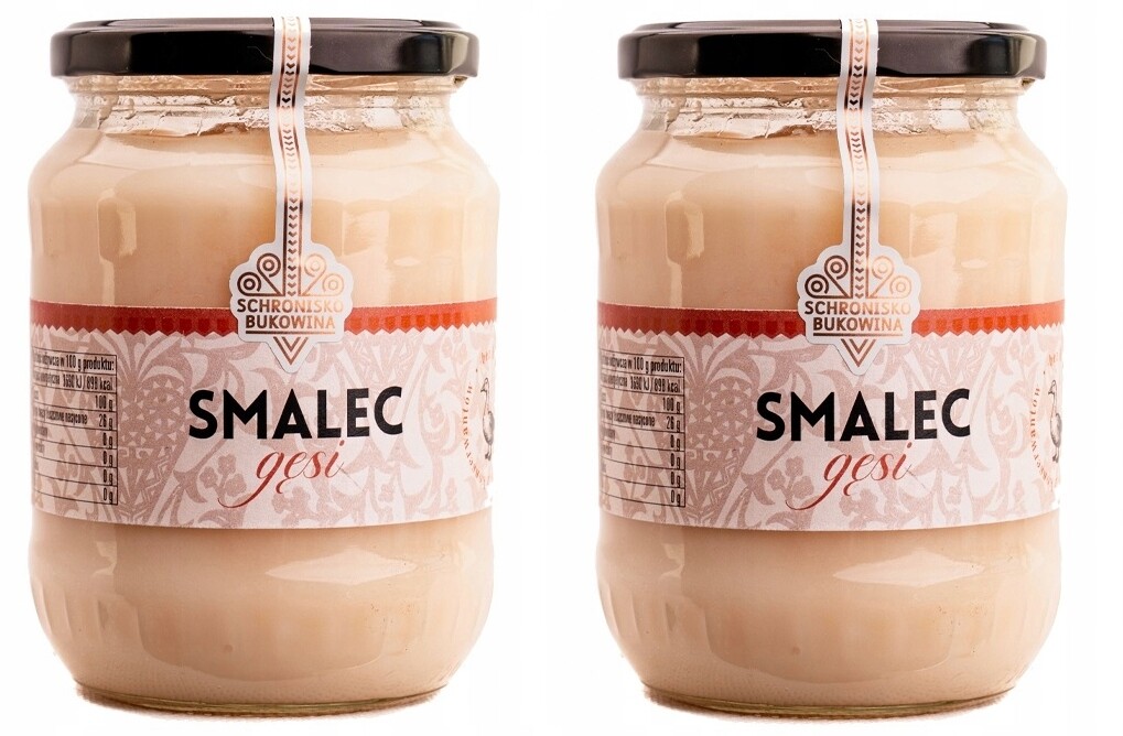 Husí tuk přírodní husí sádlo Schronisko Bukowina 100% sklo