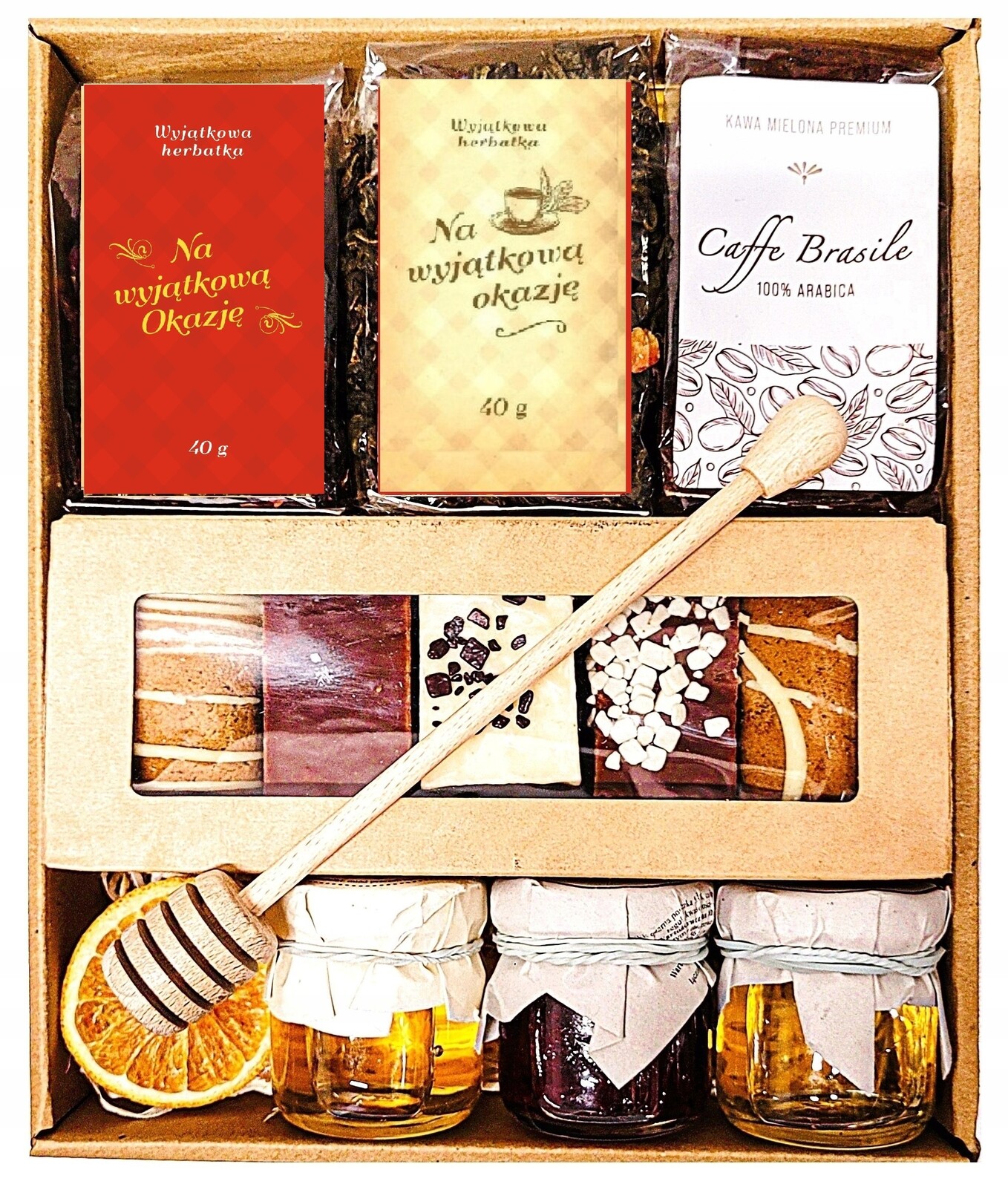 Košík Dárková Krabička Dárek Perníky Zavařenina Čaj Káva