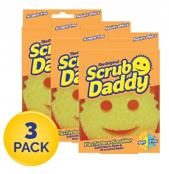 Kouzelná houbička s profilem Scrub Daddy 3 ks