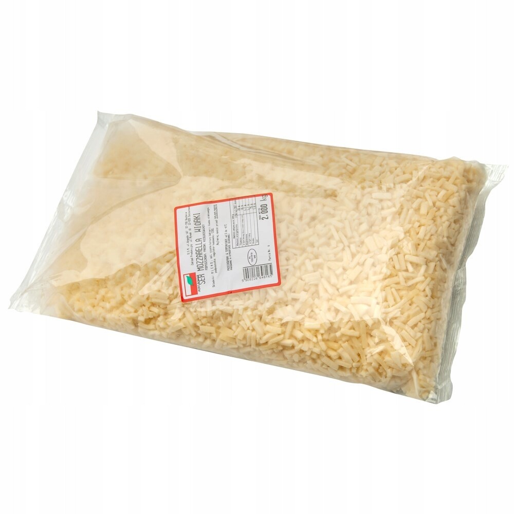 Sýr mozzarella hobliny hrubé 2kg Osm Bochnia