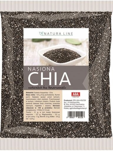 8 x Aga Holtex Chia Semínka 120 g