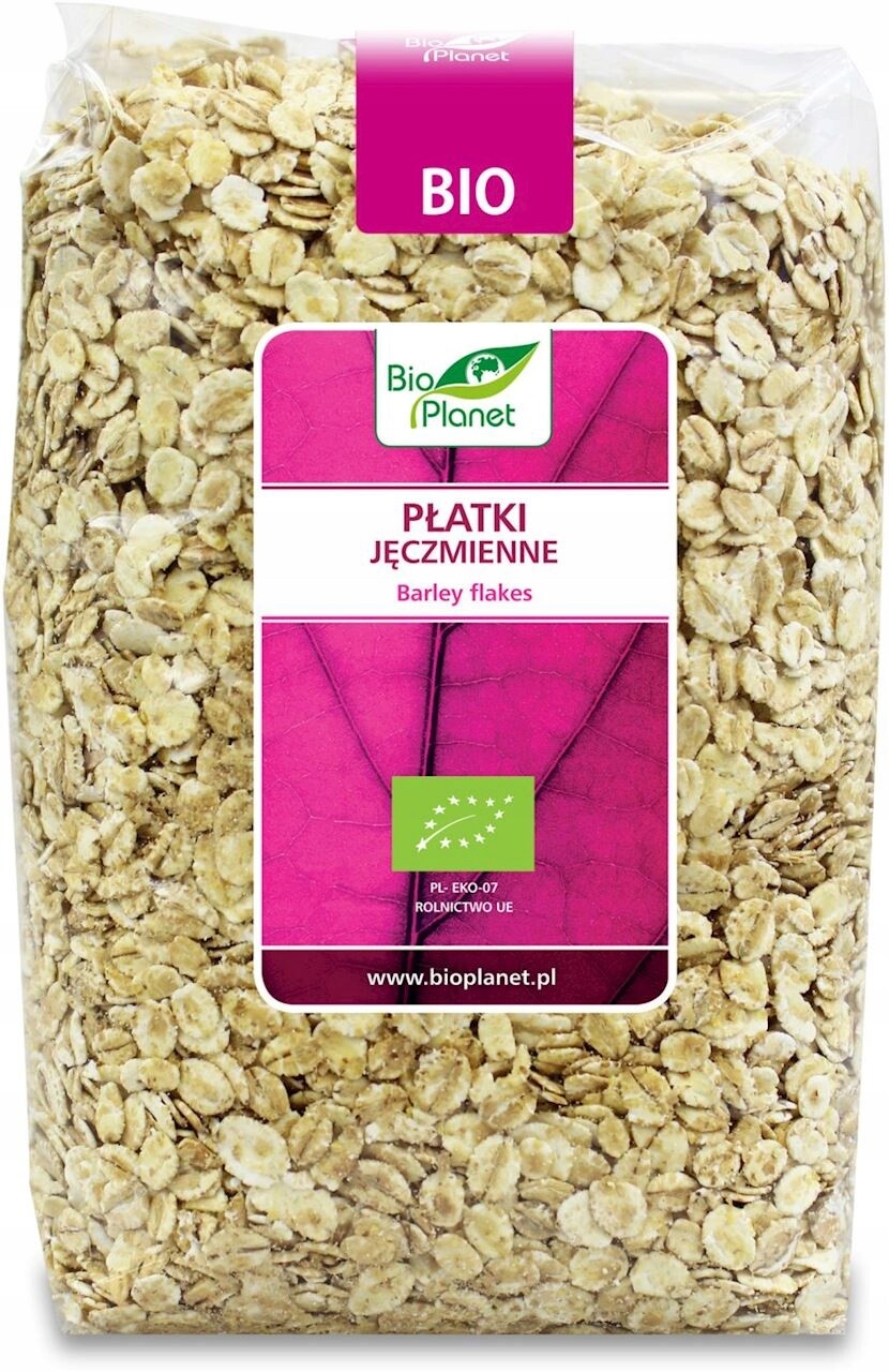 5x Bio Planet Ječmenné vločky Bio 600 g