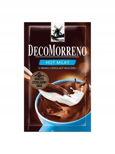 17 x DecoMorreno Hot Milky Instantní nápoj s příchutí mléčné čokolády 25 g