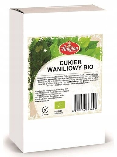 3x Amylon Cukr vanilkový Bio 100 g