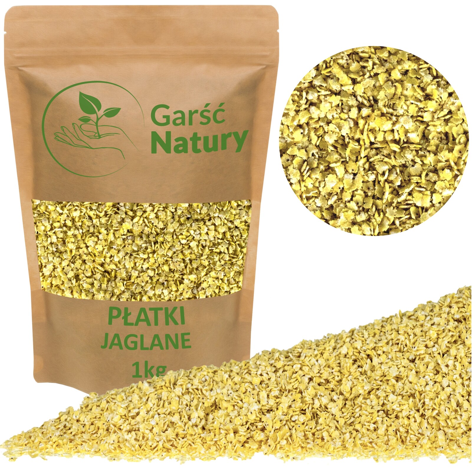 5 x Garść Natury Jáhlové Vločky 1 kg