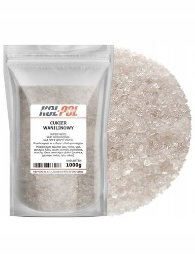 3x Cukr 1 kg Aromatický pro pečivo a dezerty, kvalita Kol-Pol