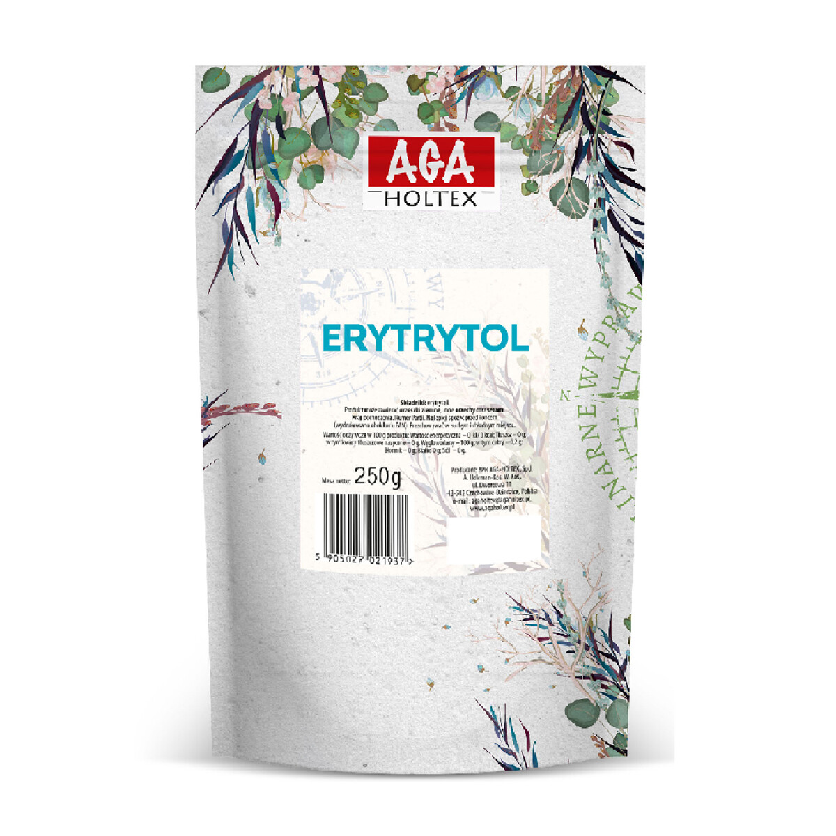 5 x Aga Holtex Erythritol 250 g