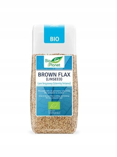 8x Bio Planet Len hnědý (lněné semínko) Bio 200 g
