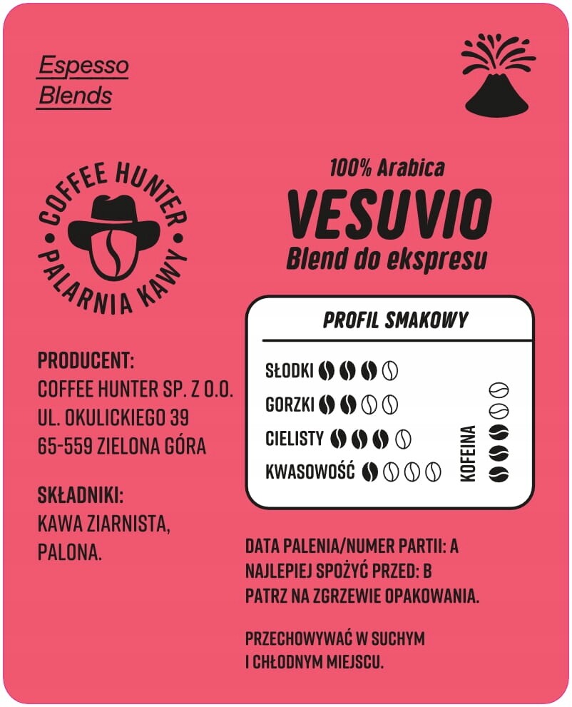 Coffee Hunter Vesuvio káva 500 g